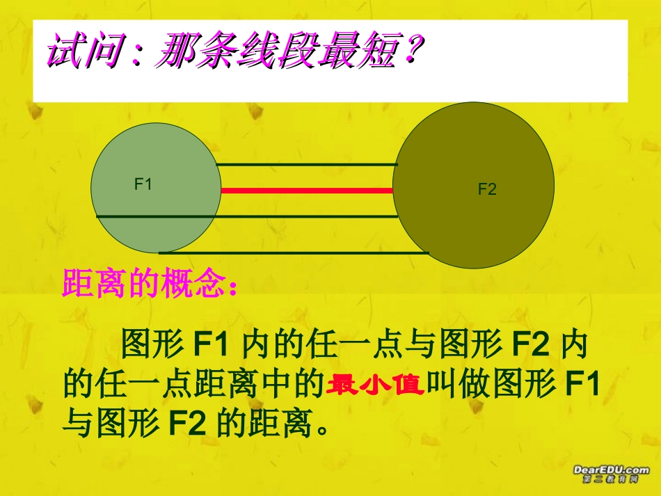 空间的距离(1) 高二数学下学期空间距离课件[整理四课时]人教版 高二数学下学期空间距离课件[整理四课时]人教版_第3页