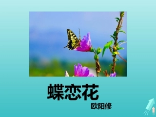 高中语文第三专题蝶恋花课件苏教版必修4 课件