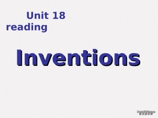 高二英语unit18单元reading 人教版 课件