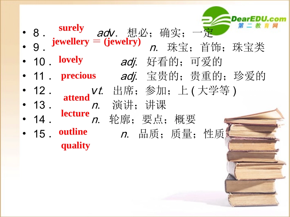 高三一轮(全国版)英语(全国卷2专用)：高一 Units15(课件) 课件_第3页