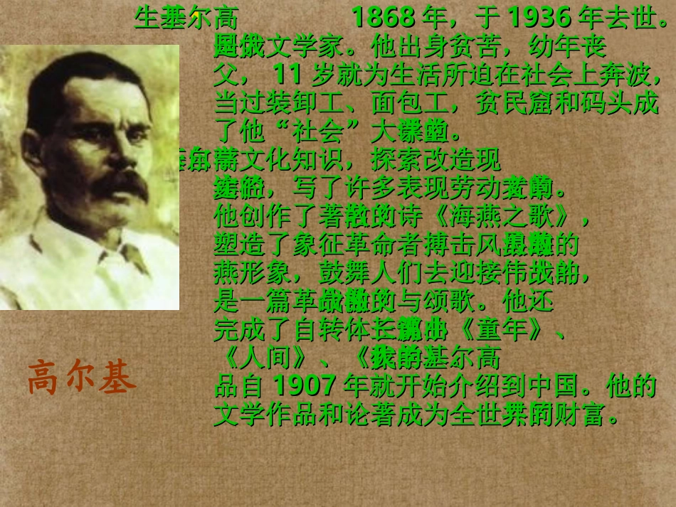 高中语文(外国小说欣赏)课件1 新人教版选修 课件_第2页