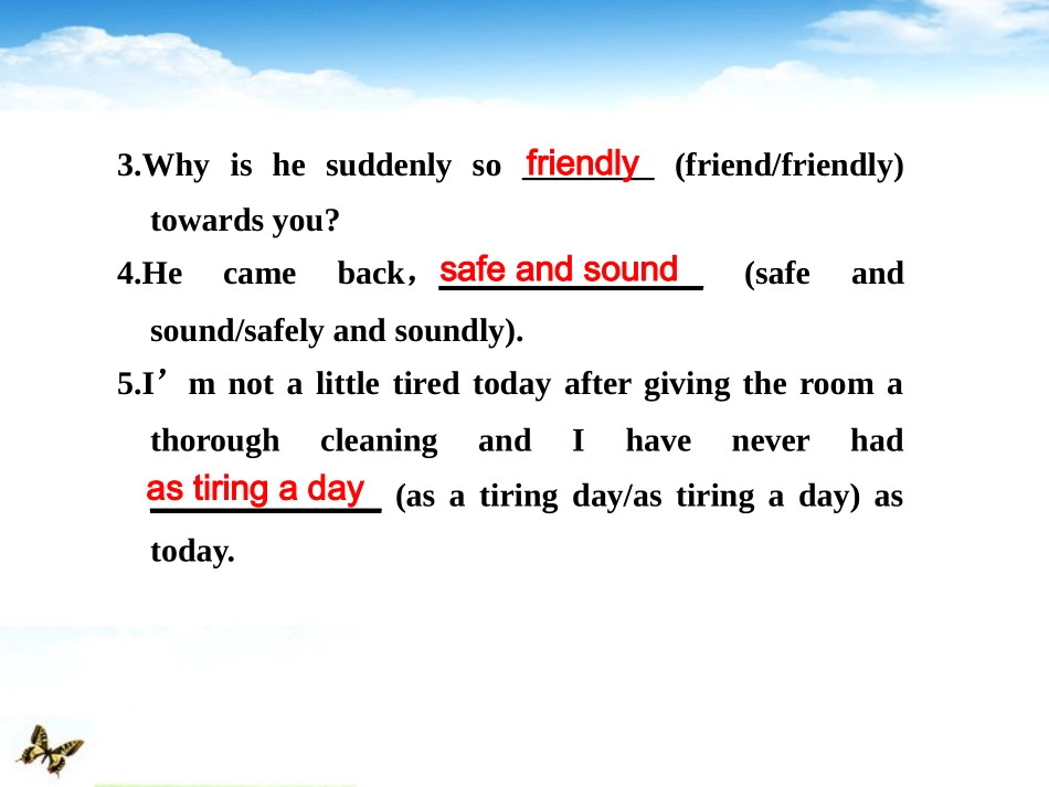 高考英语二轮 专题复习与增分策略 单项填空3 难以区分的形容词 副词课件_第2页