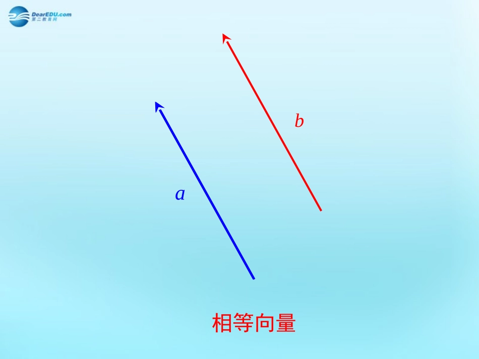 高中数学 21 平面向量的实际背景及基本概念 相等向量素材 新人教版必修4 素材_第1页