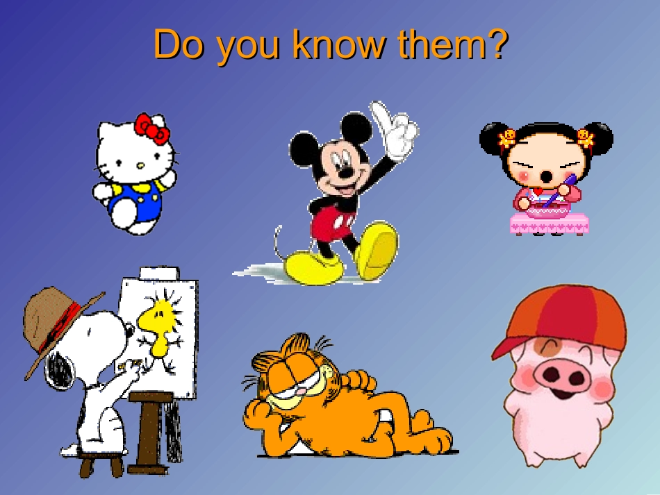 牛津深圳版9A-Chapter7comic strips and animated cartoons 九年级英语全册英语课件(6个)打包牛津深圳版_第2页