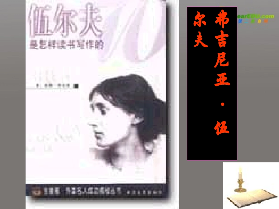 高中语文 12(墙上的斑点)课件 新人教版选修(外国小说欣赏) 课件_第3页