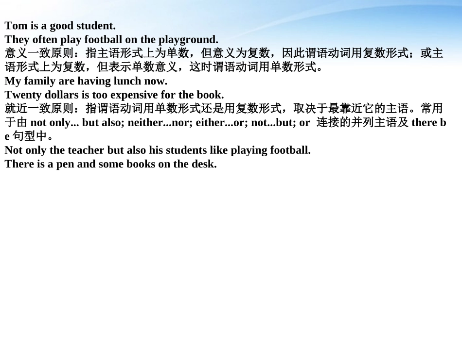 高中英语 语法篇专题2 名词、数词与主谓一致课件 人教版 课件_第3页