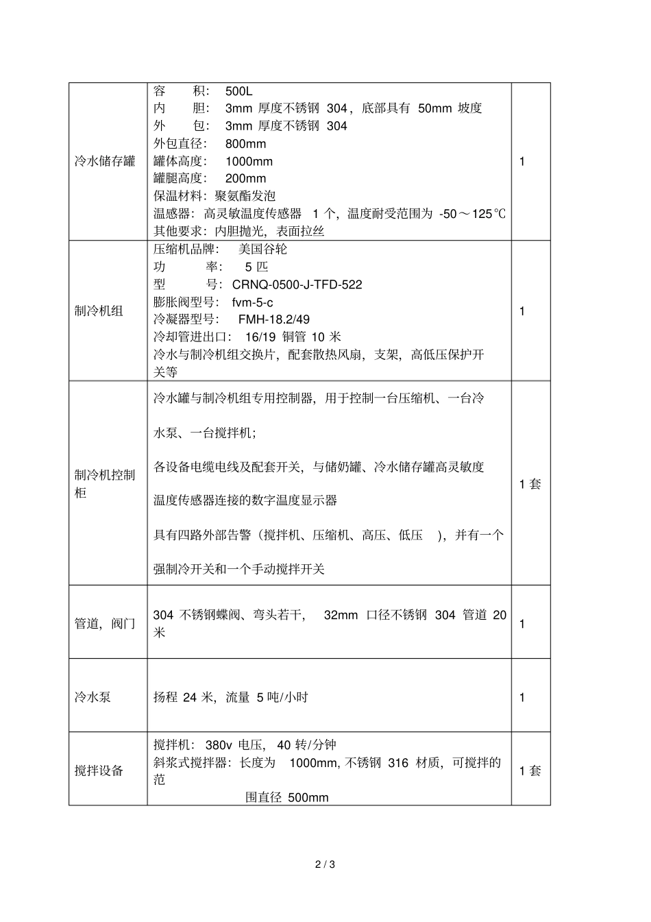 全国畜牧总站DHI试验室制冷式储奶罐招标要求_第2页