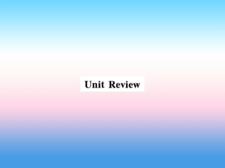 秋七年级英语上册 Unit 3 Body Parts and Feelings review课件 (新版)冀教版 课件