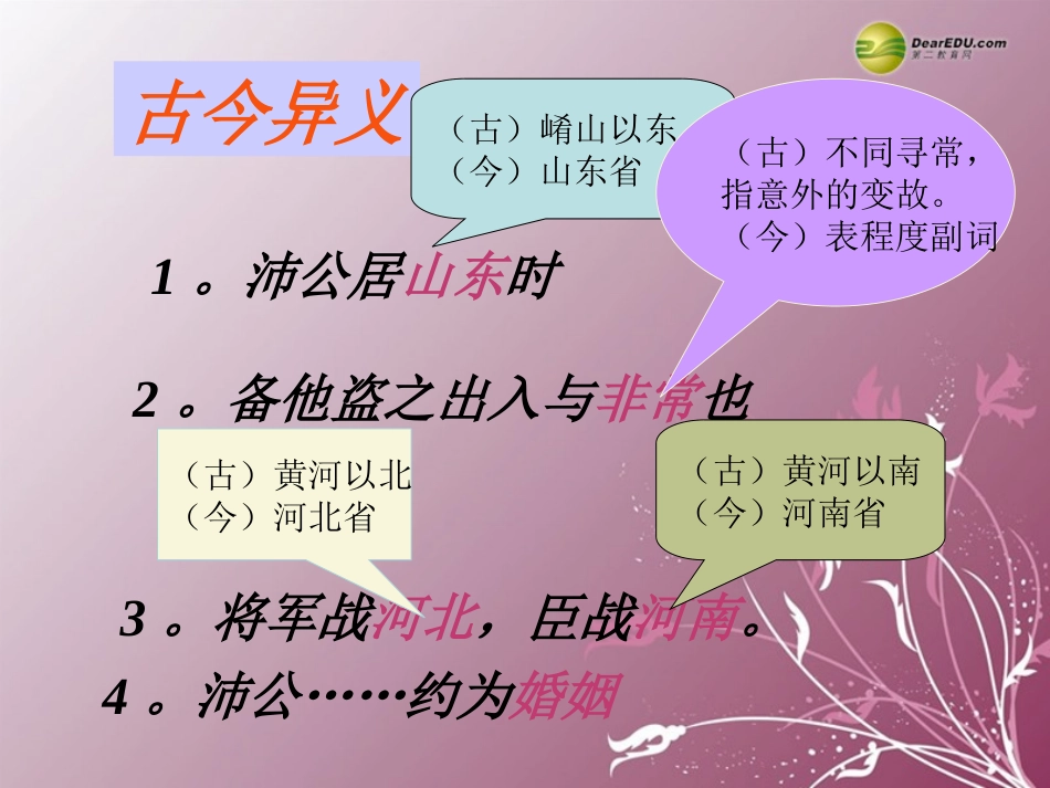 高中语文 第四专题(鸿门宴)课件3 苏教版必修3 课件_第3页