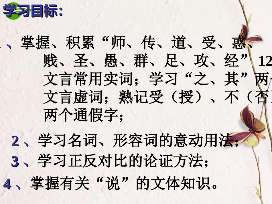 高一语文下册(师说)课件 人教版第二册 课件_第2页