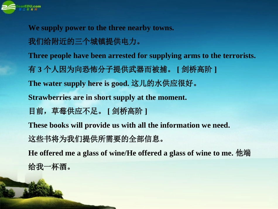 高中英语 Unit 2(Wish You Were Here)课件 牛津译林版必修2 课件_第3页