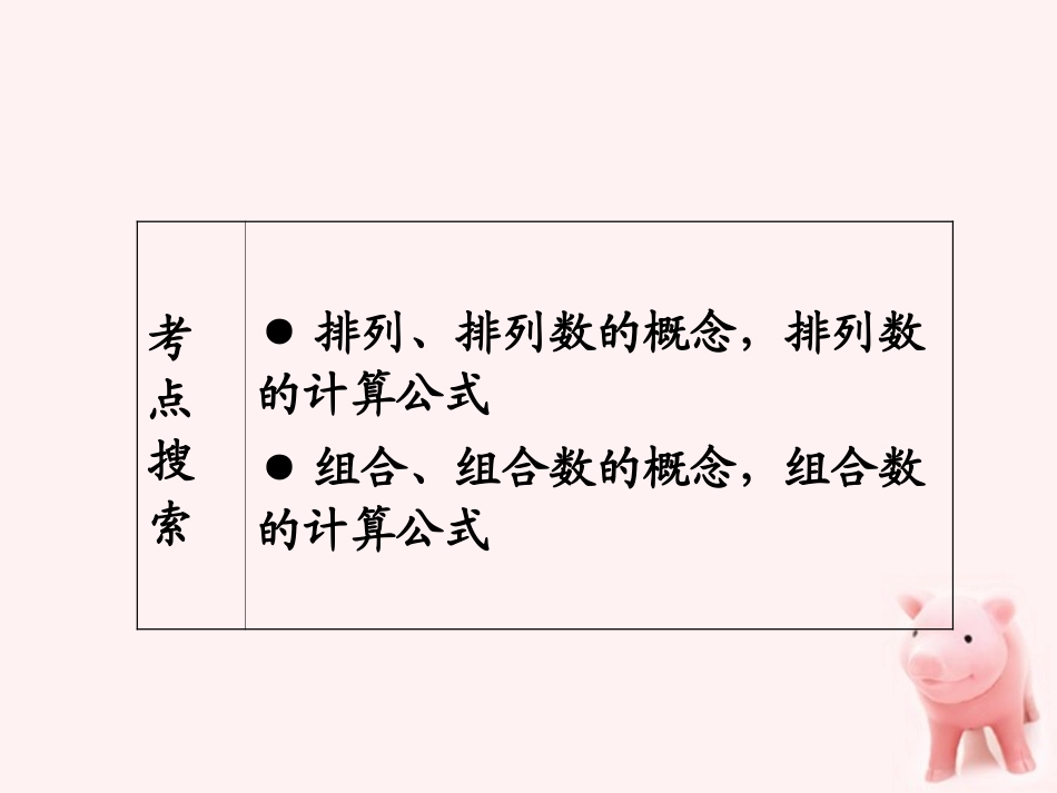 高考数学第1轮总复习 全国统编教材 10.2排列、组合应用题(第1课时)课件 理 课件_第2页