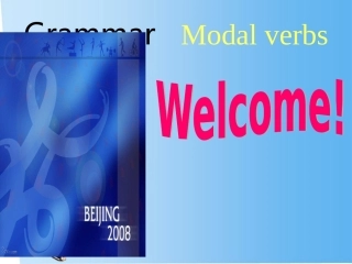 高中英语 M4U2情态动词公开课课件 牛津版必修4 课件