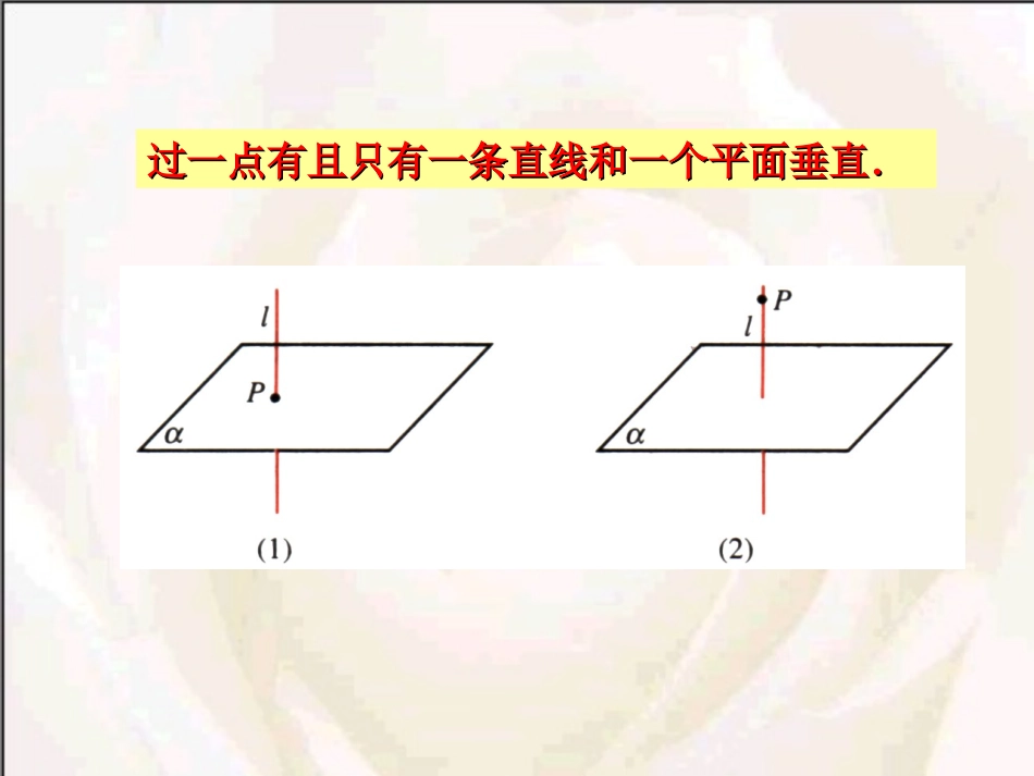 直线和平面垂直的判定ppt 高二立体几何直线和平面垂直ppt课件大全一 高二立体几何直线和平面垂直ppt课件大全一_第3页