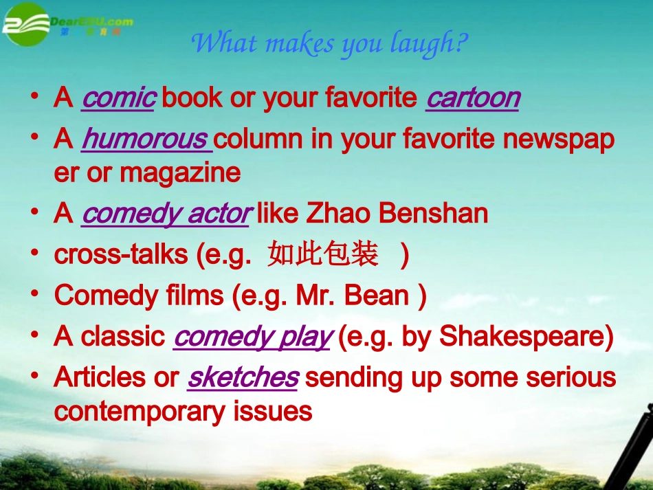 高三英语 Unit26(Emotions-Reading)课件 北师大版选修9 课件_第3页