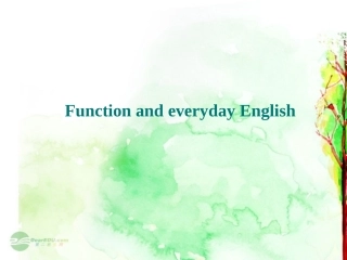 高中英语 Module 6 The Internet and Telecommuniation Function and everyday English精品课件 外研版必修1 课件