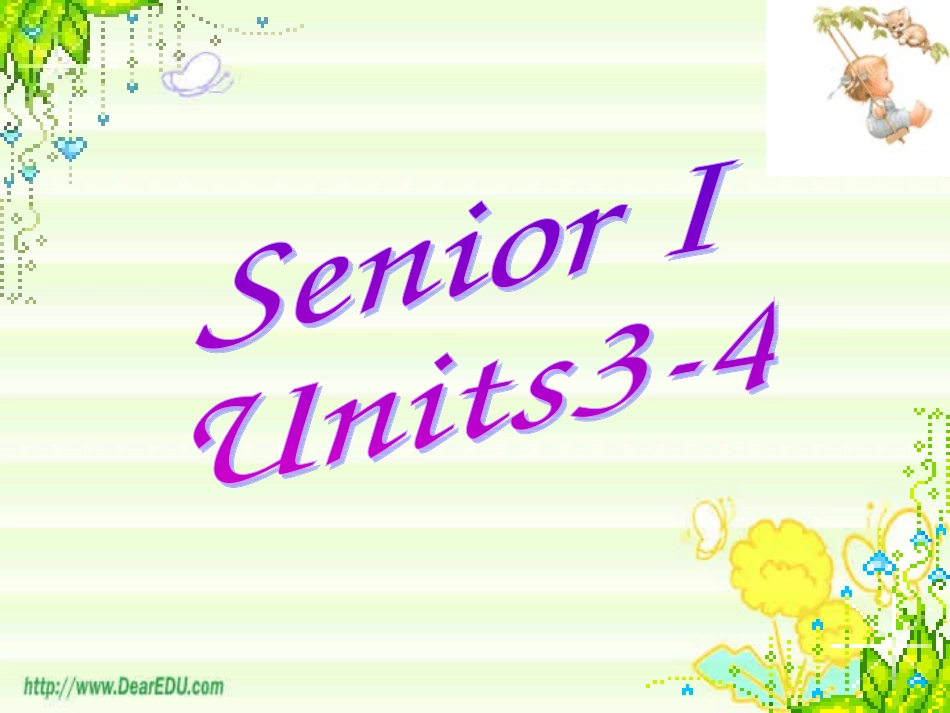 高考第一轮复习unit3 unit4 人教版 试题_第2页