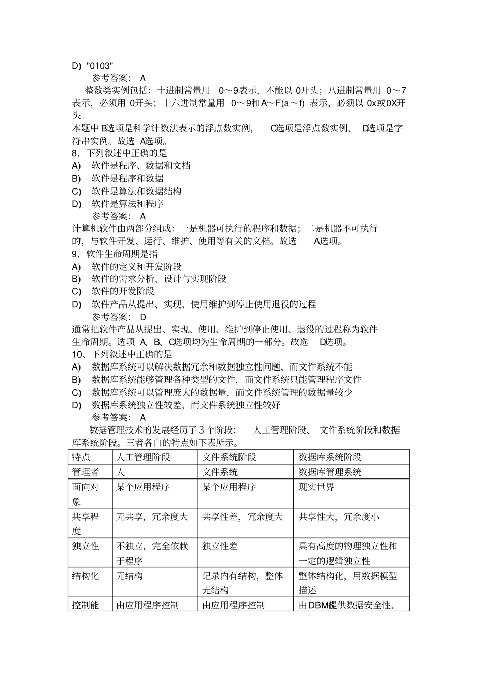 全国计算机二级C选择题题库套_第3页