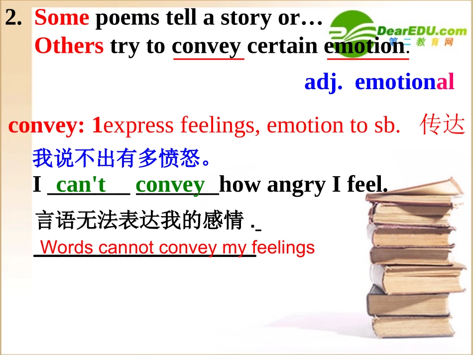 高中英语 Unit2 Language points课件 新人教版选修6 课件_第3页