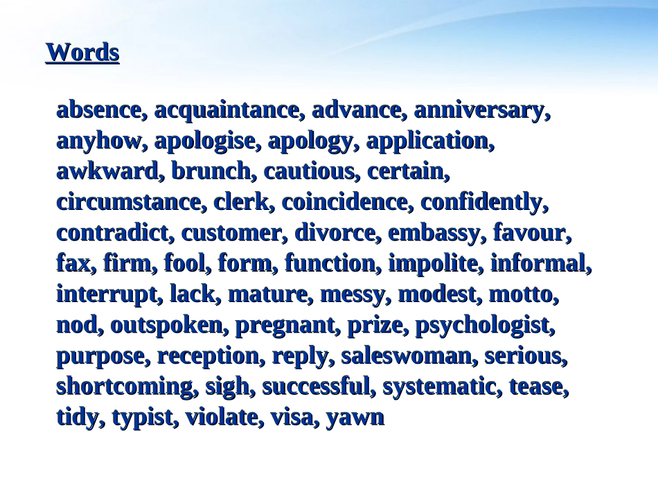 高中英语 Module 1(Small Talk)课件(5) 外研版选修6 课件_第2页