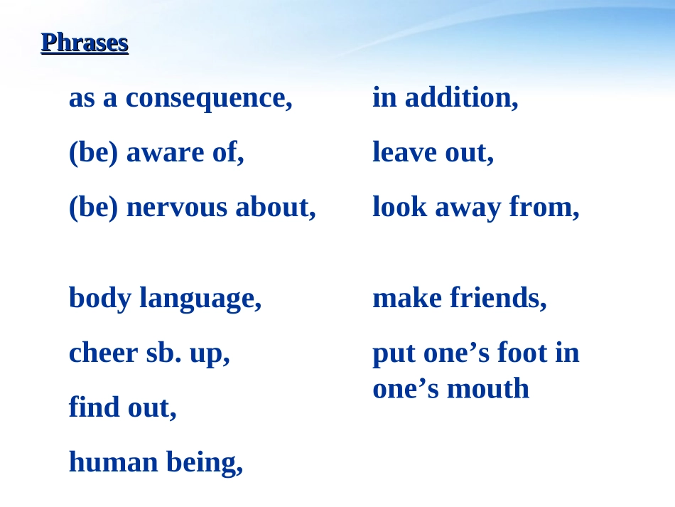 高中英语 Module 1(Small Talk)课件(5) 外研版选修6 课件_第3页