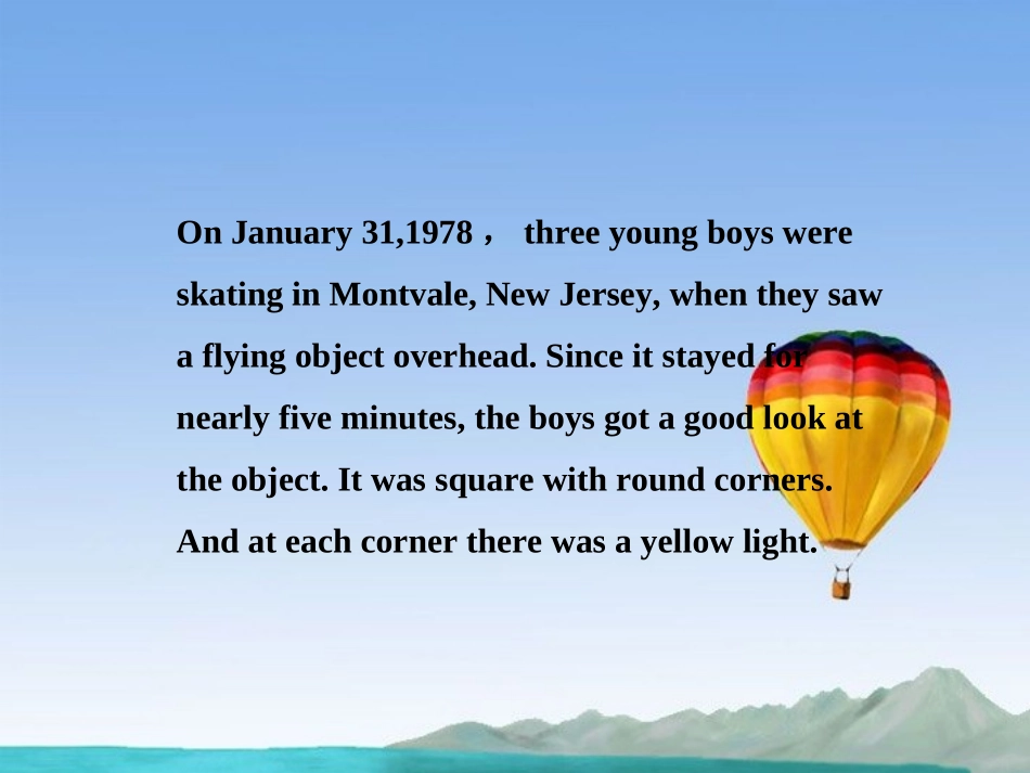 高中英语 Unit1 Tales of the unexplained教材背景链接精品课件 牛津译林版必修2_第3页