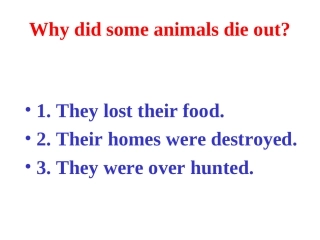 高中英语Unit 4 Wildlife protection-using language课件1 新课标 人教版 必修2 课件