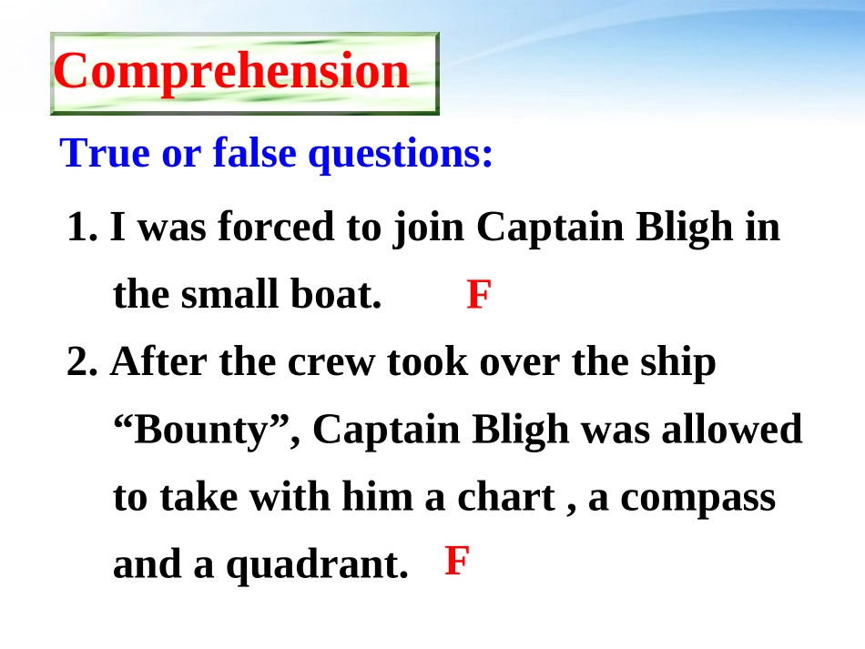 高中英语 Unit2(Sailing the oceans)Using language课件 新人教版选修9 课件_第3页