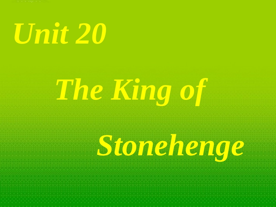 高考英语 Unit eading课件_第1页