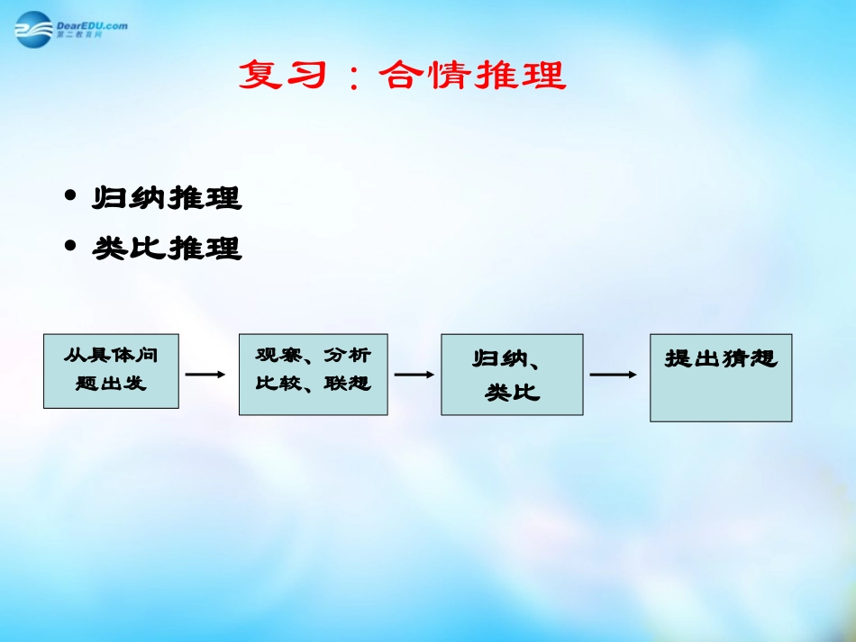 高中数学 212 演绎推理课件 新人教A版选修1-2 课件_第2页