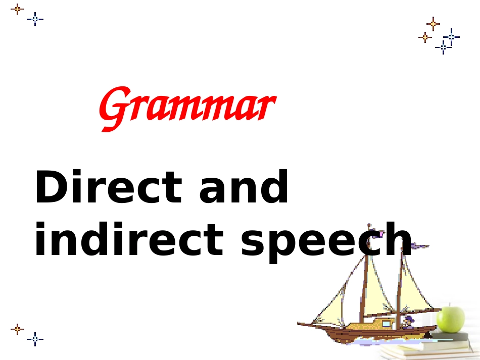 高中英语 Unit1 Friendship-Grammar优质课件 新人教版必修1 课件_第1页