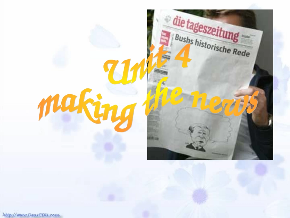 高二英语Unit4课件 新课标 人教版 课件_第1页