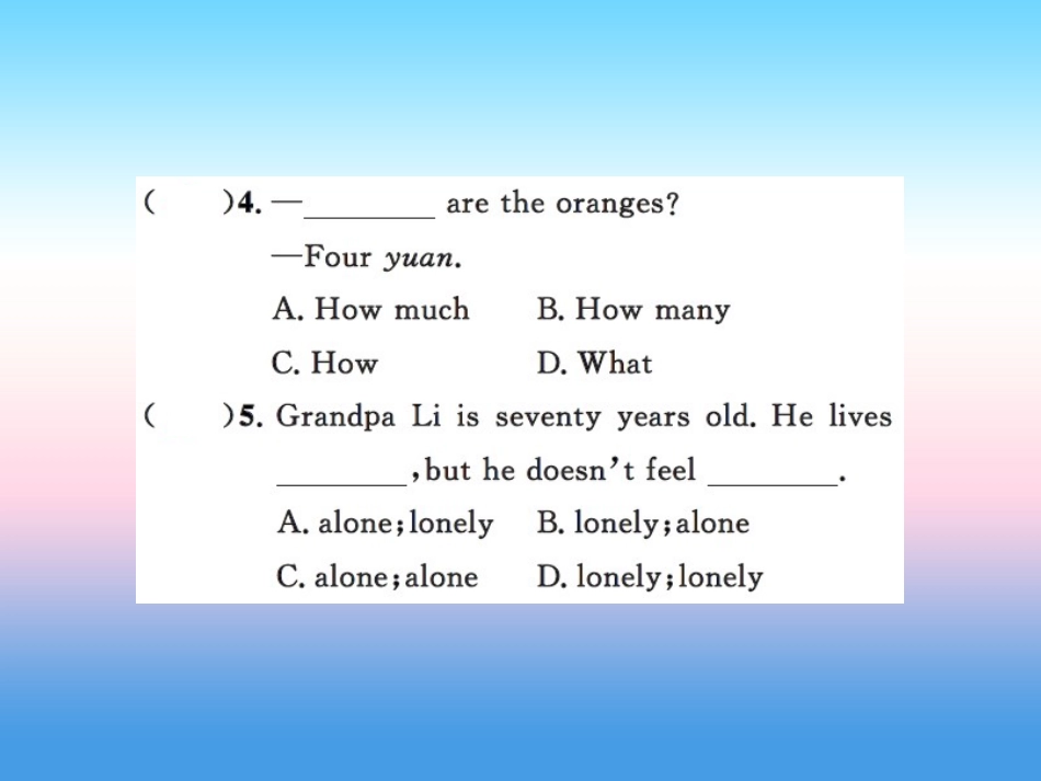 秋七年级英语上册 Unit 6 Let s Go review课件 (新版)冀教版 课件_第3页