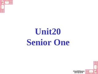 高三英语第一轮复习高一Unit 新课标 人教版 课件