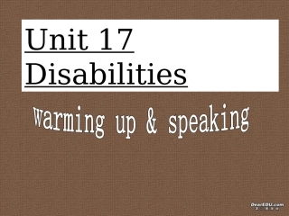 高二英语Unit17说课课件 人教版 课件