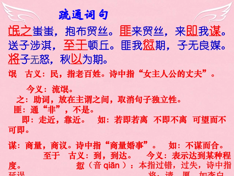 高中语文第二单元诗经课件新人教版必修2 课件_第3页