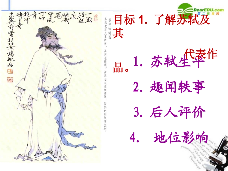 高中语文 417(念奴娇 赤壁怀古)课件3 粤教版必修3 课件_第3页