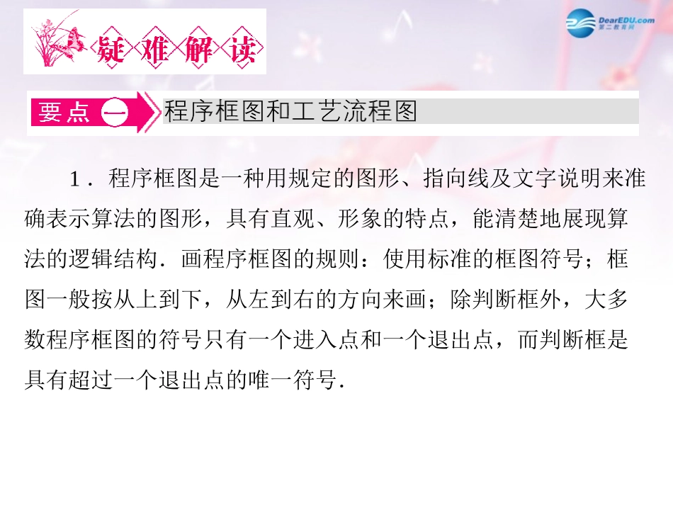 高中数学 第二章 框图 流程图名师点拨课件 北师大版选修1-2 课件_第2页