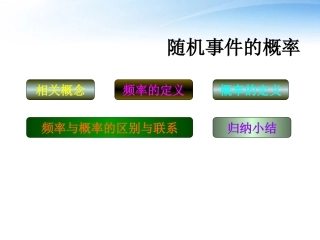 高中数学(随机事件及其概率)课件1 苏教版必修3 课件