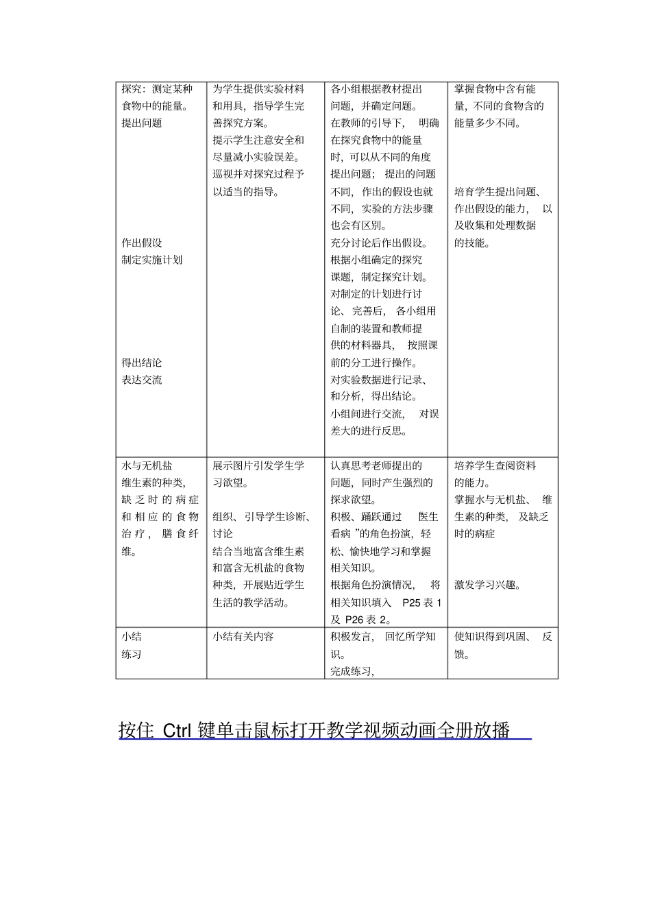 全国青年教师素养大赛一等奖教学设计食物中的营养物质教学设计_第3页
