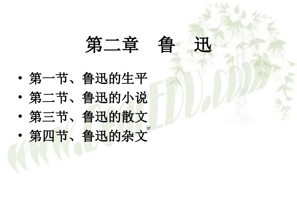 鲁迅的生平 创作及其他课件_第1页