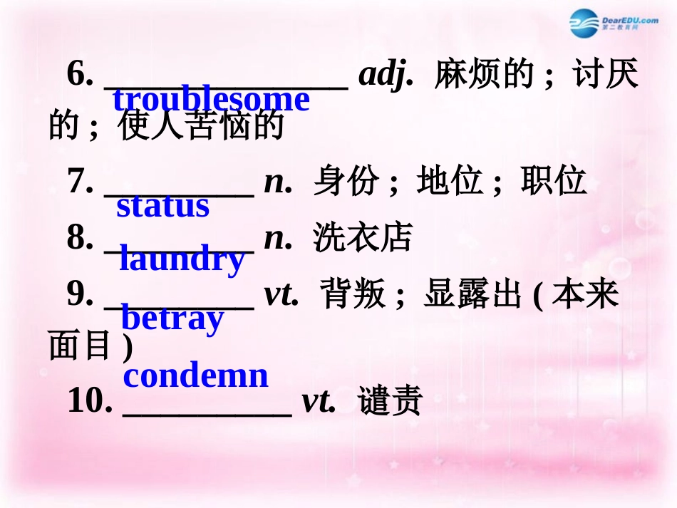 高考英语一轮复习 Unit 4 Pygmalion课件 新人教版选修8_第2页