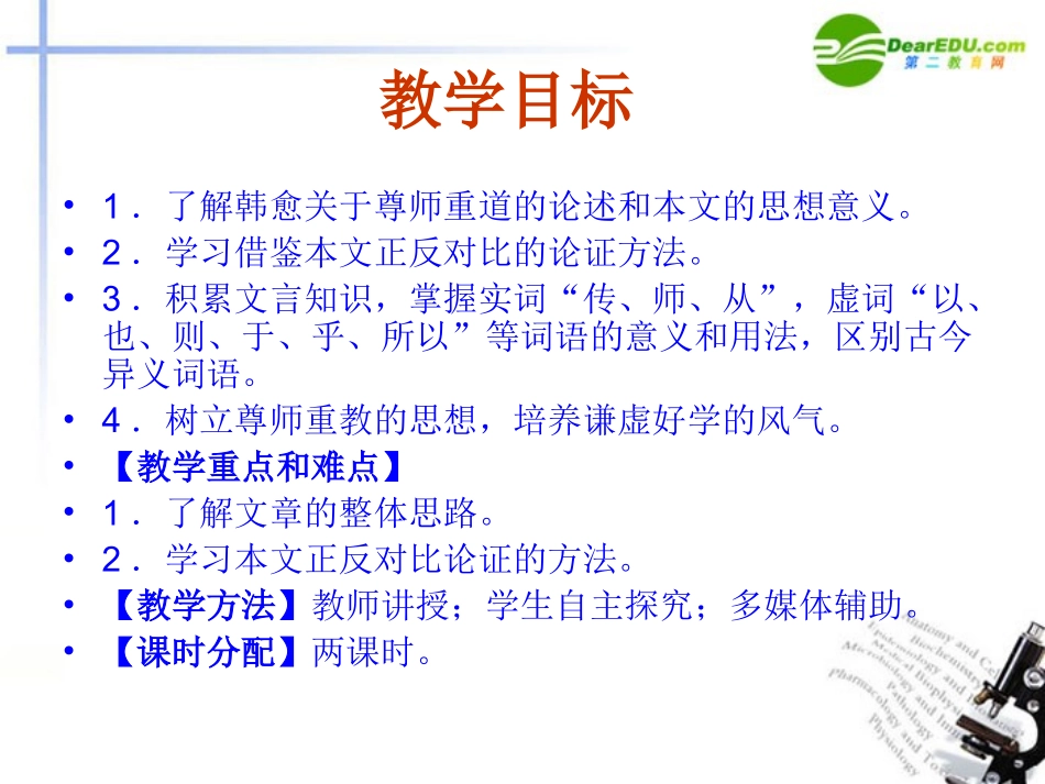 高中语文 34(师说)课件 新人教版必修3 课件_第3页