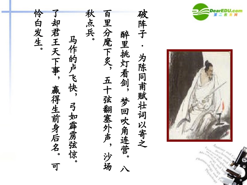 高中语文 第二单元第6课(水龙吟登建康赏心亭)课件 新人教版必修4 课件_第2页