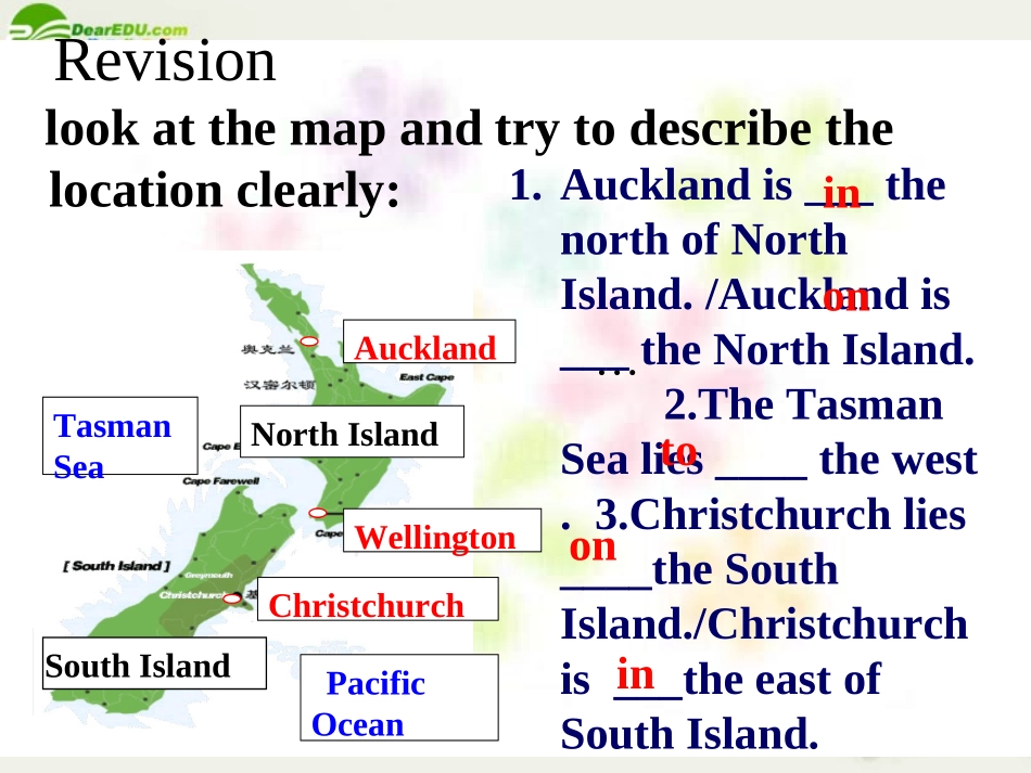 高中英语 Unit1(New Zealand)课件3 新人教版选修11 课件_第3页