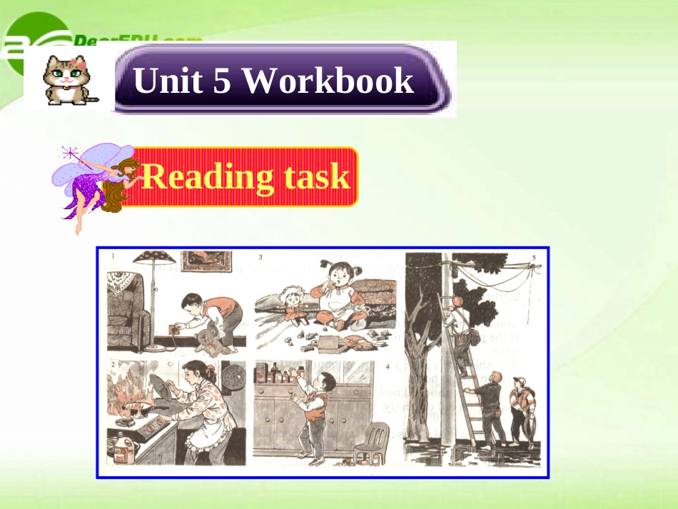 高中英语 Unit5 Workbook-Reading and Writing课件 新人教版必修5 课件_第1页