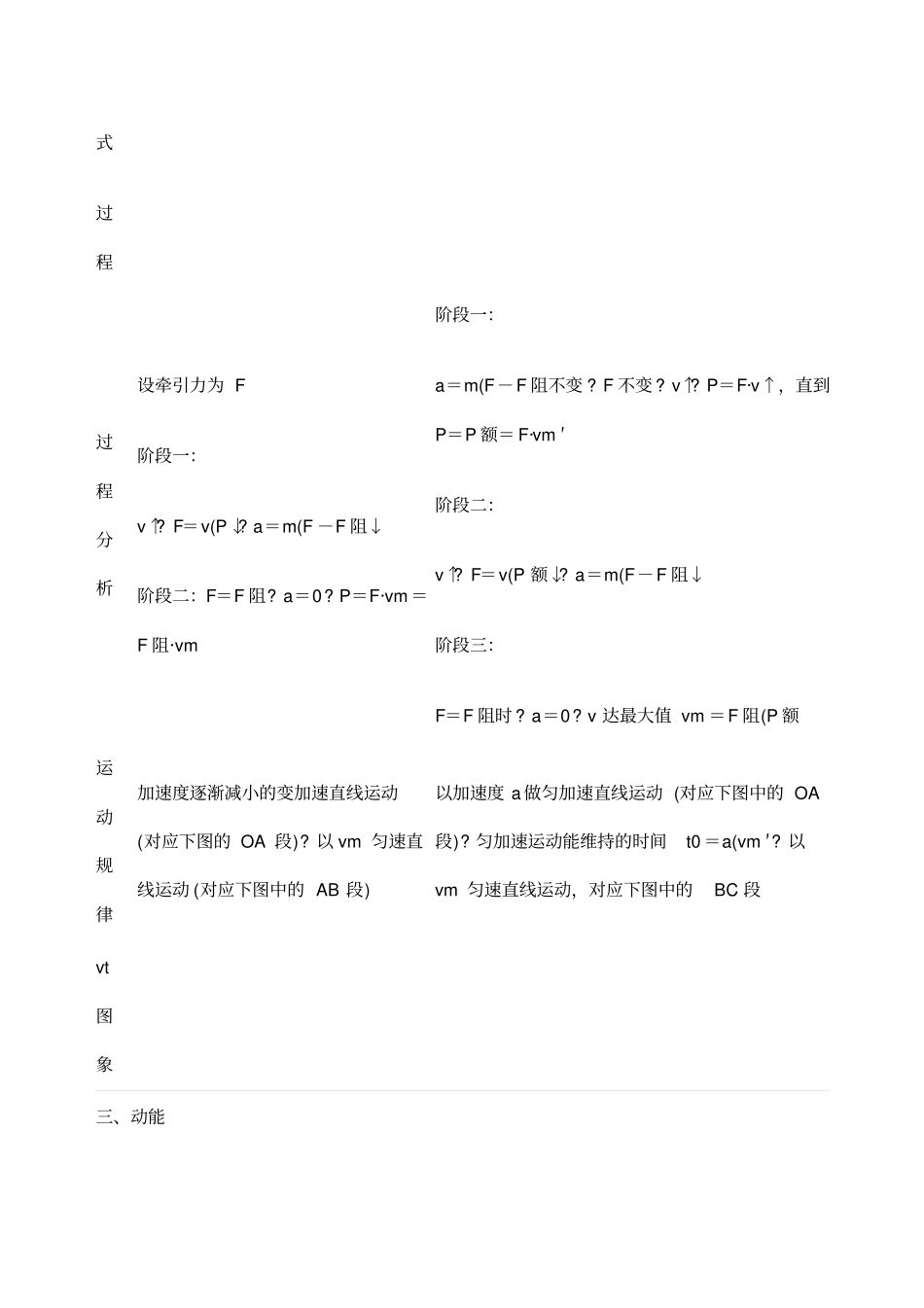 全国高中物理机械能守恒定律知识点总结_第3页