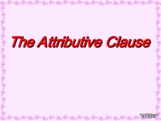 浙江省高一英语定语从句课件 新课标 人教版 课件