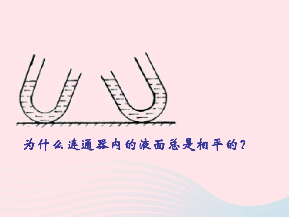 春八年级物理下册 9.3连通器课件 (新版)教科版 课件_第3页