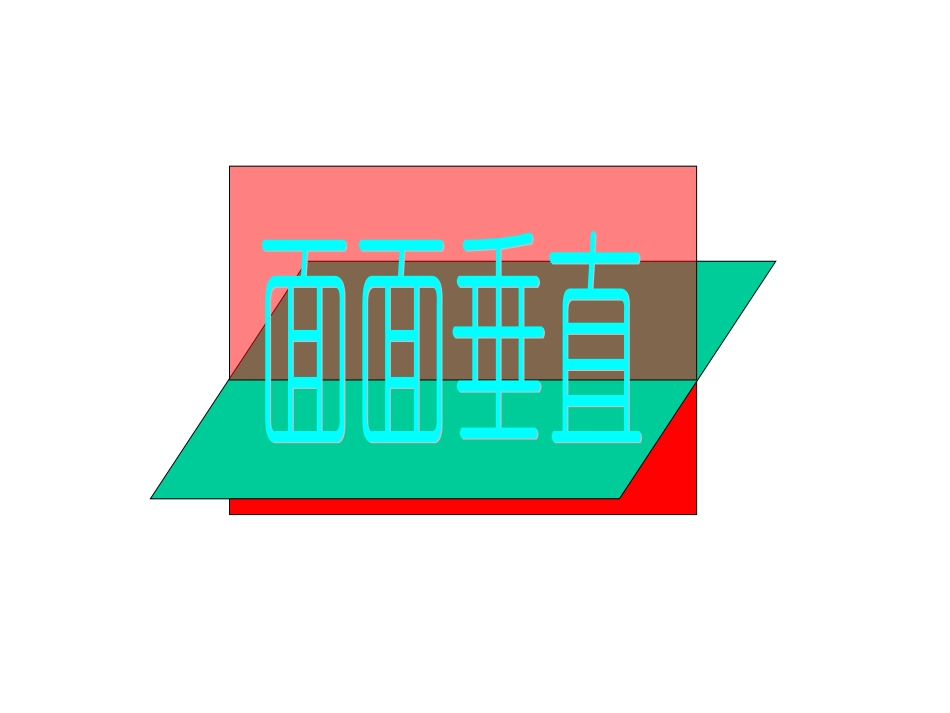 高考数学复习 面面垂直 ppt 试题_第1页